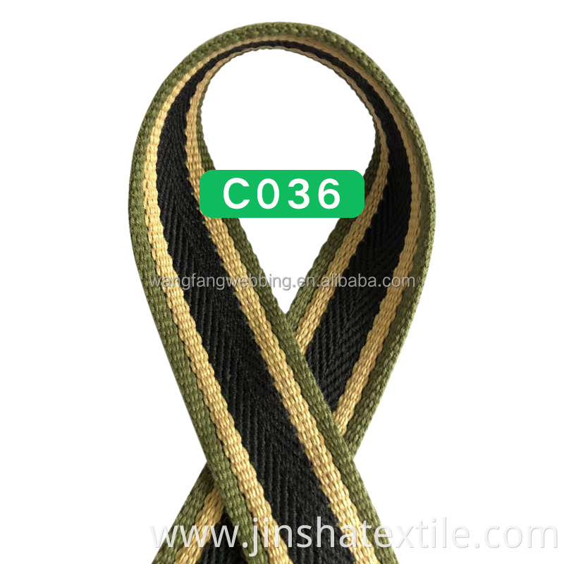 32mm widecustom cotton polyester webbing straps